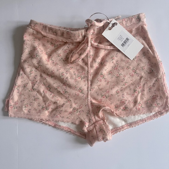 NWTS Loveshackfancy pink Layla shorts - Picture 2 of 7